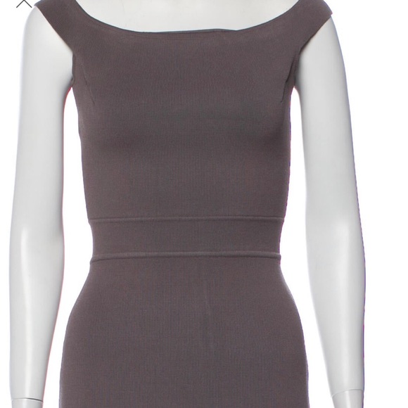 Scanlan Theodore crepe knit dress in XS brown - Picture 4 of 4